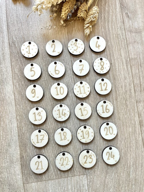 Adventskalender Zahlen